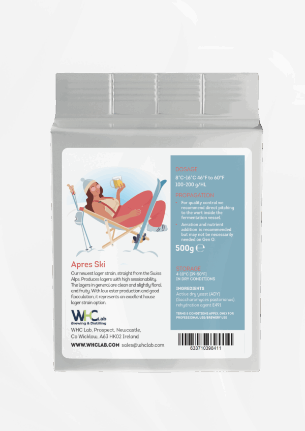 Apres Ski DEHYDRATED brewing YEAST WHC LAB