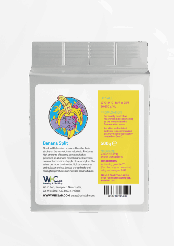 Banana Split Dehydrated Brewing yeast WHC LAB
