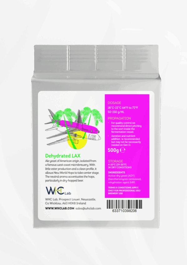 LAX Dehydrated Brewing Yeast WHC LAB