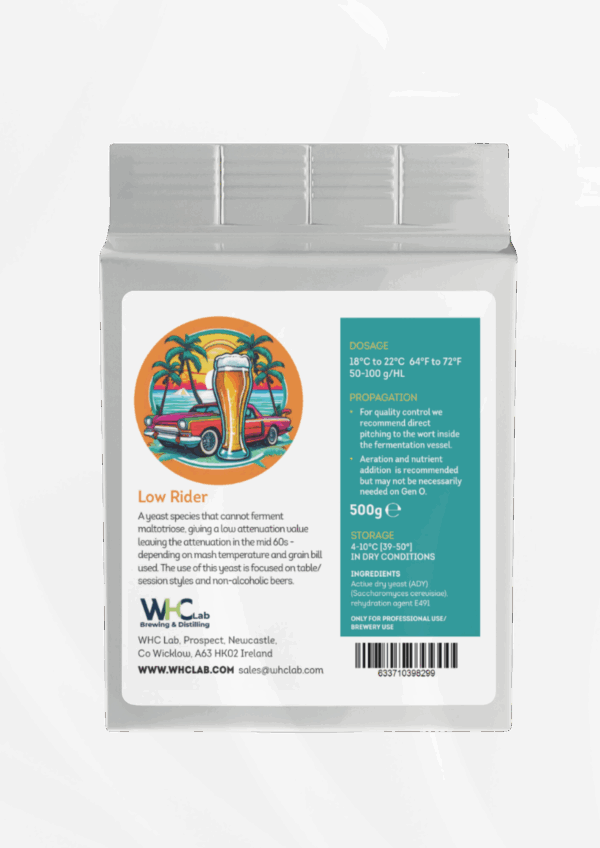 Low Rider DEHYDRATED brewing YEAST WHC LAB