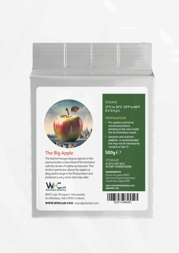The Big Apple DEHYDRATED YEAST WHC LAB
