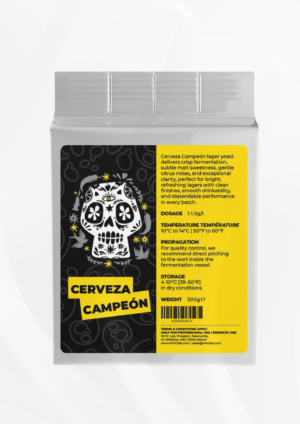cerveza campeon dry lager yeast